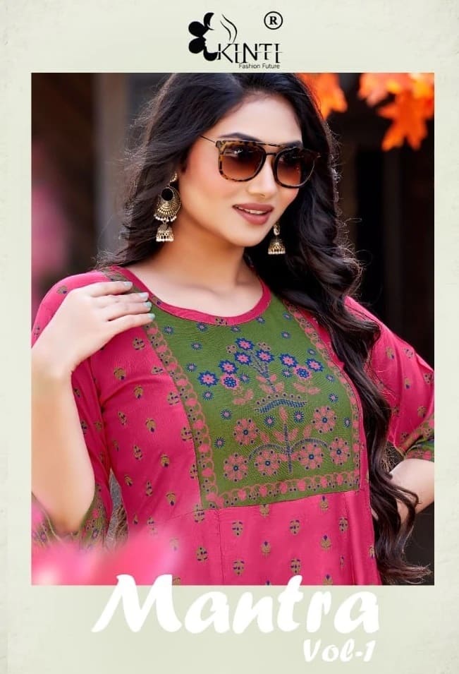 Kinti Mantra Vol 1 Printed Long Kurti Collection