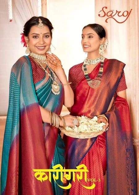 Saroj Karigari Vol 3 Exclusive Designer Silk Saree Collection