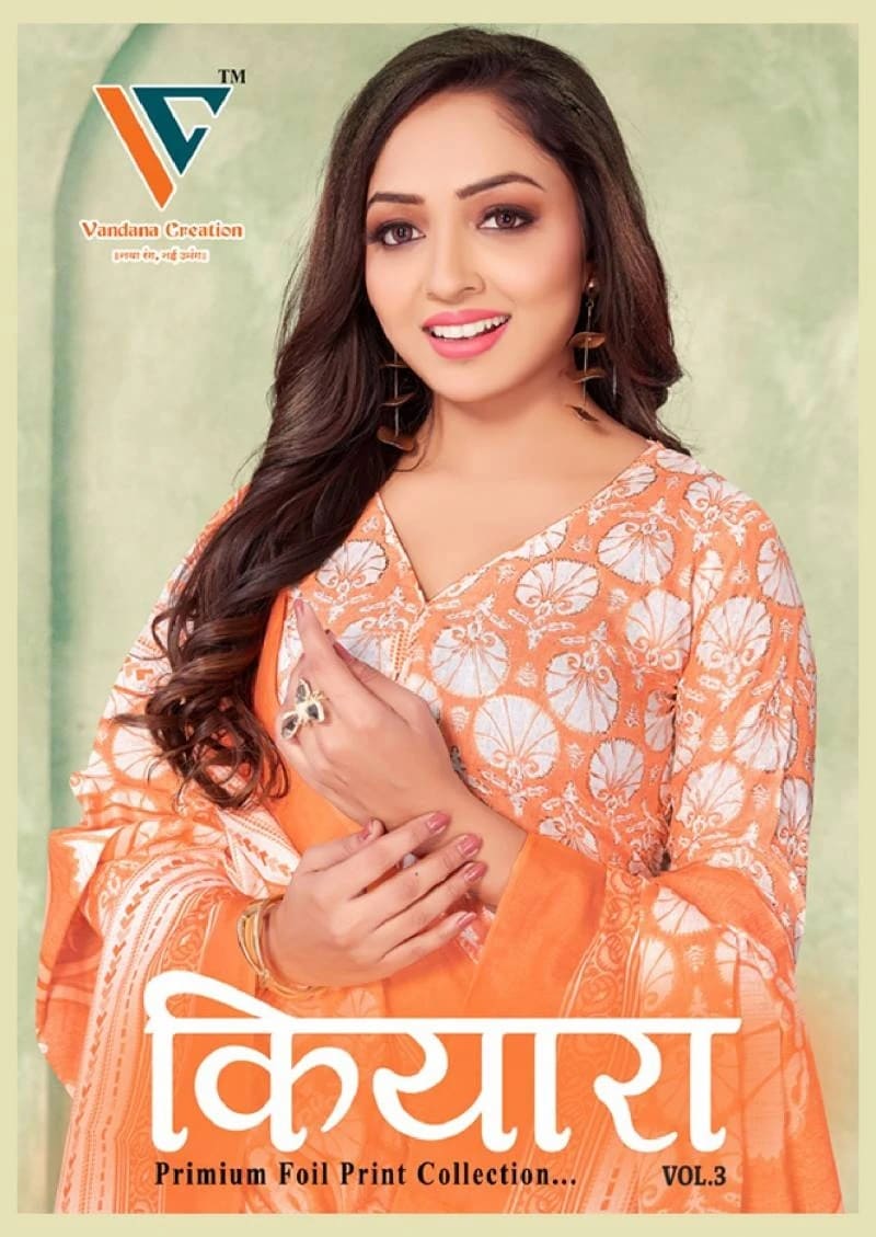 Vandana C Kiara Vol 3 Latest Cotton Dress Material Collection