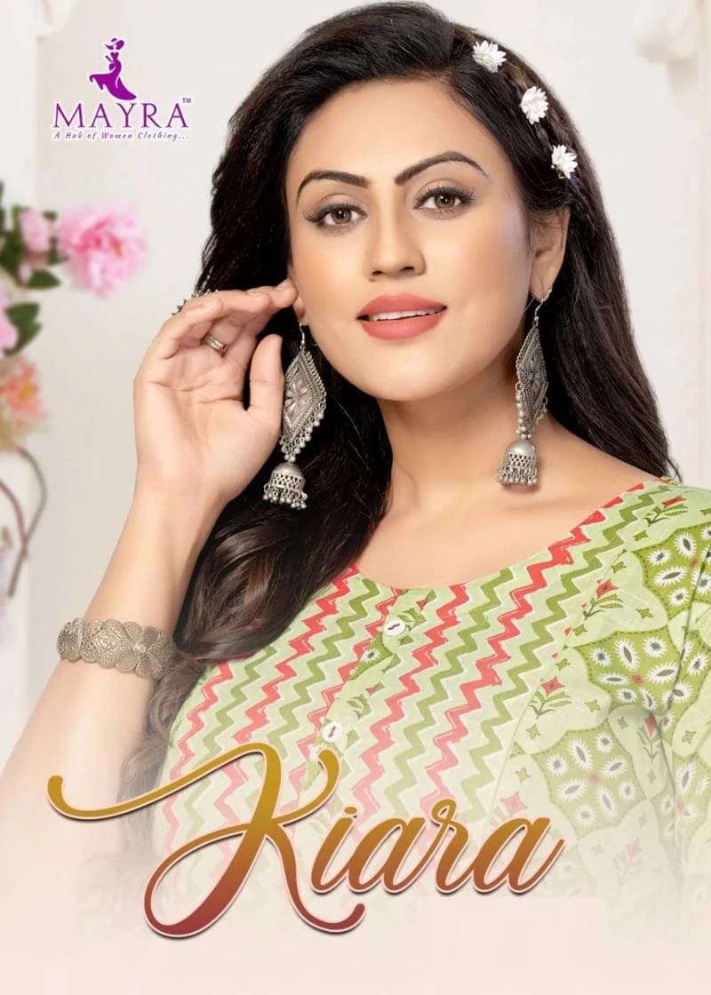 Mayra Kiara Vol 6 Printed Anarkali Long Kurti Collection