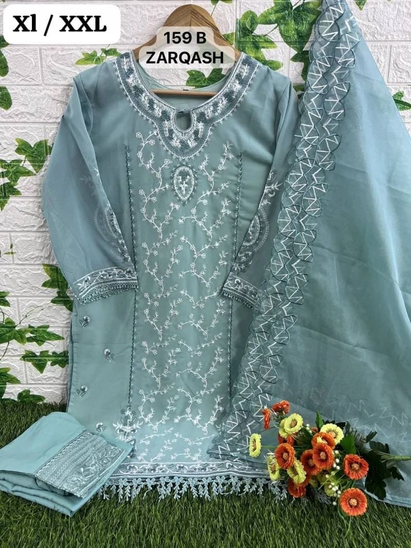 Zarqash Z 159 Readymade Pakistani Salwar Suit Collection