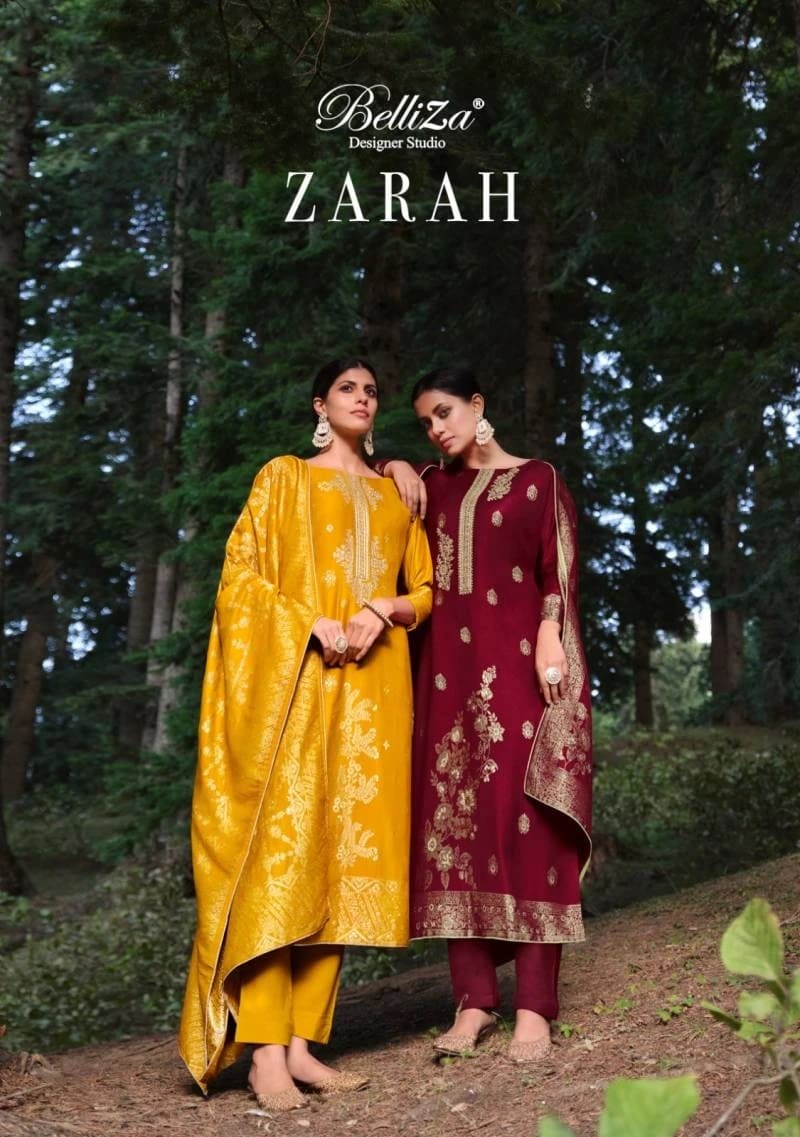 Belliza Zarah Viscose Pashmina Jacquard Dress Material