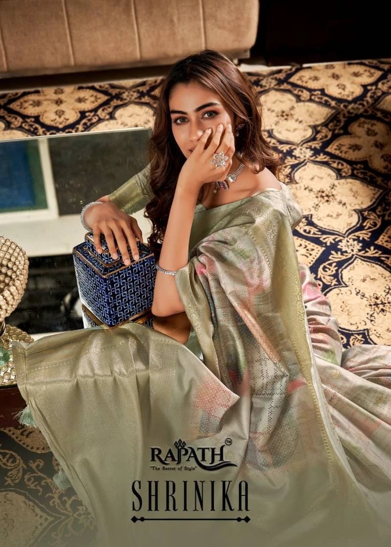 Rajpath Shrinika Digital Print Silk Party Wear Saree Collection