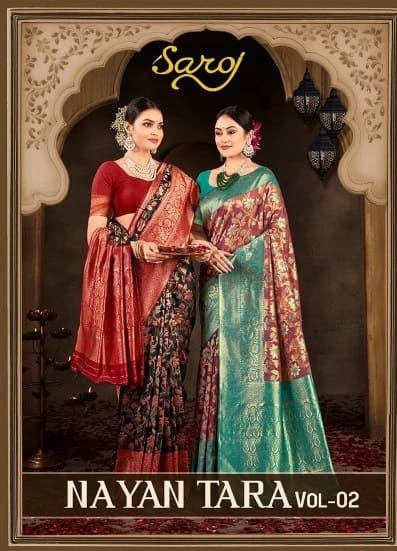 Saroj Nayan Tara Vol 2 Cotton Traditional Saree Best Price