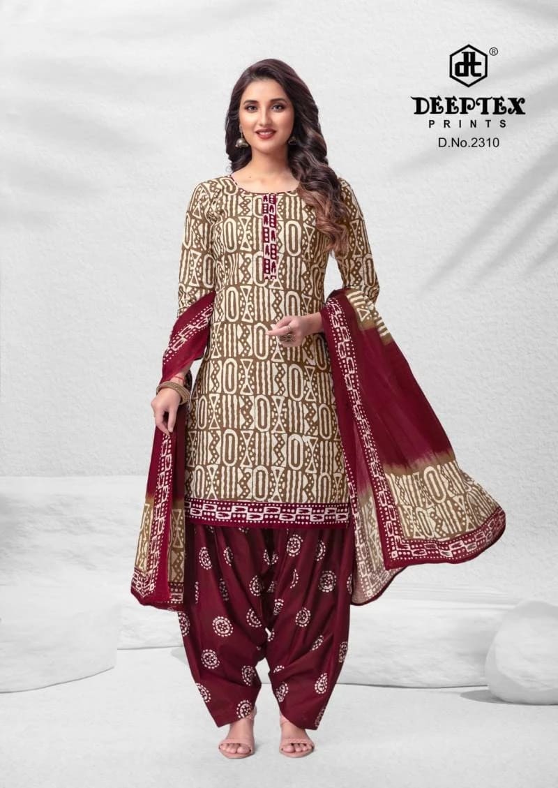 Batik Plus Vol 23 Deeptex Cotton Patiyala Dress Material Collection