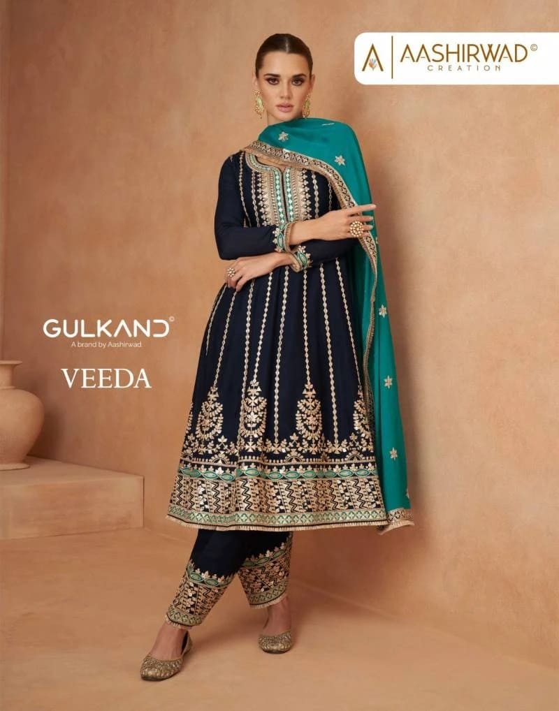 Aashirwad Gulkand Veeda Designer Salwar Suits Collection