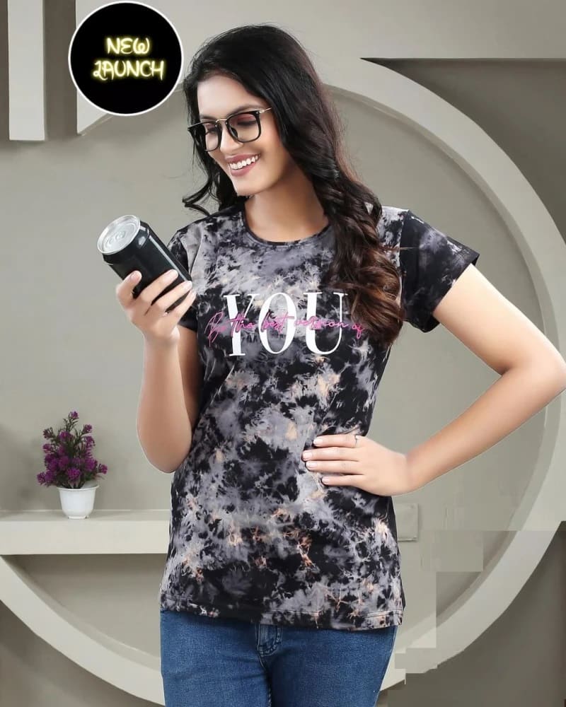 Summer Special Vol Pc N 31 Heavy Tie Die Stylish Night Wear Tshirts Collection