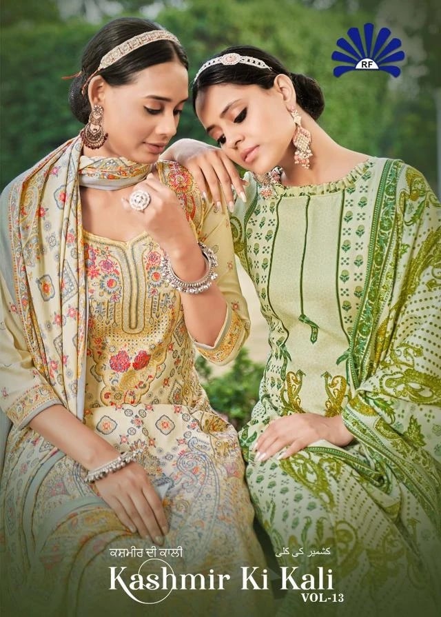 Radhe Kashmir Ki Kali Vol 13 Printed Stylish Pashmina Dress Material Collection