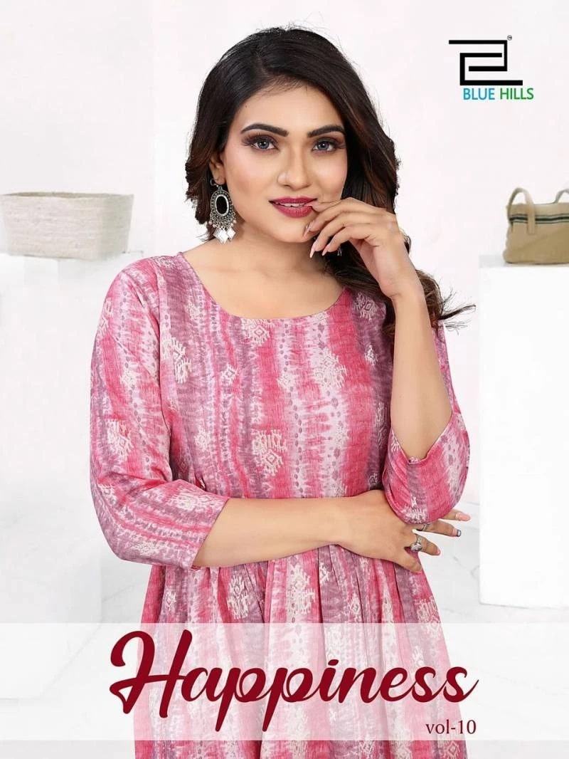 Blue Hills Happiness Vol 10 Soft Rayon Feeding Kurti Best Collection