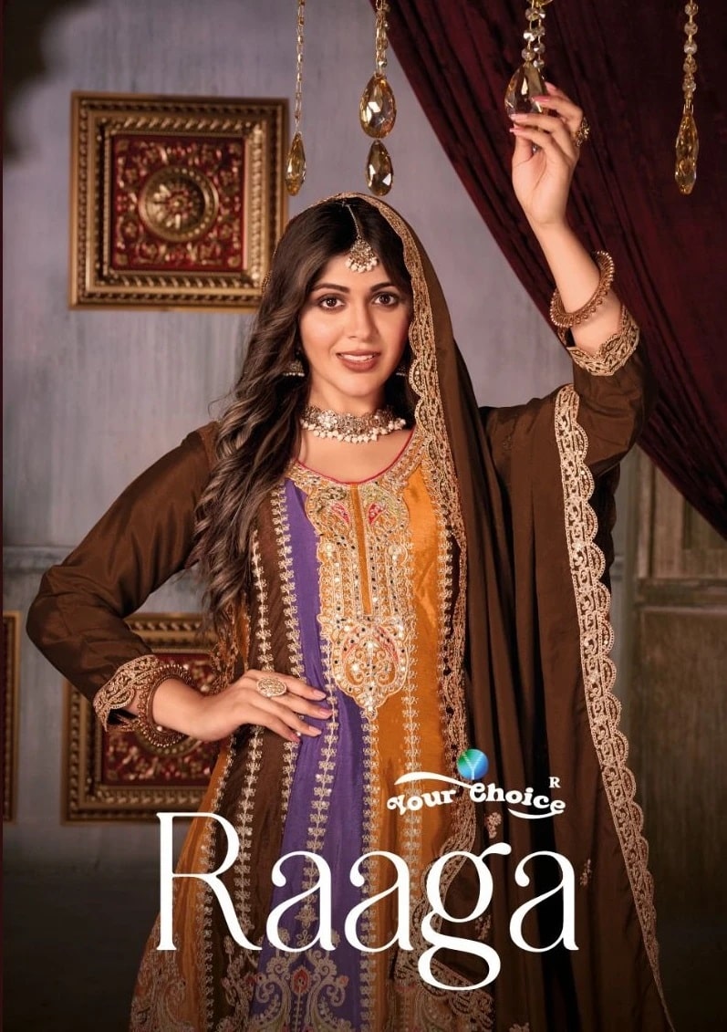 Your Choice Ragga Embroidery Designer Salwar Kameez Collection