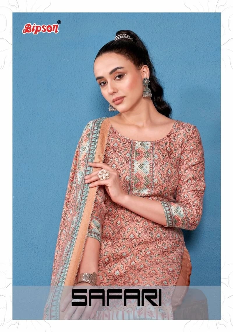Bipson Safari 2421 Pashmina Casual Dress Material Collection