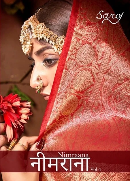 Saroj Nimaraana Vol 1 Soft Organza Saree Collection