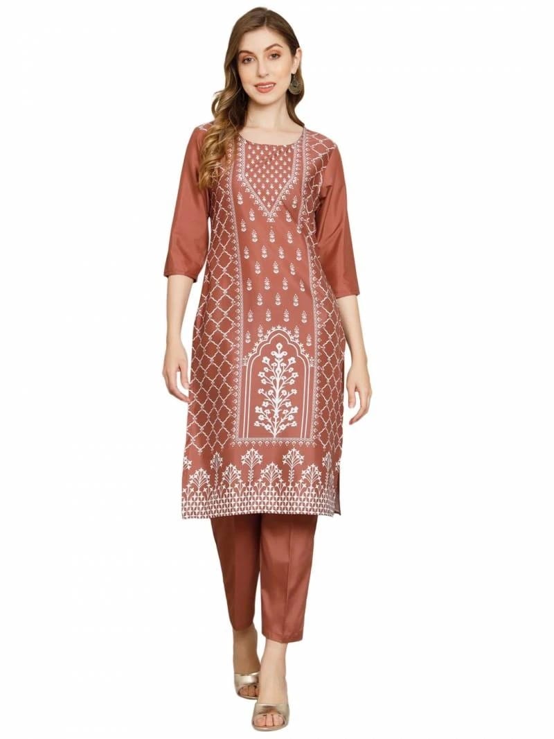 D Crepe Casual Wear Low Price Printed kurti wholesale price