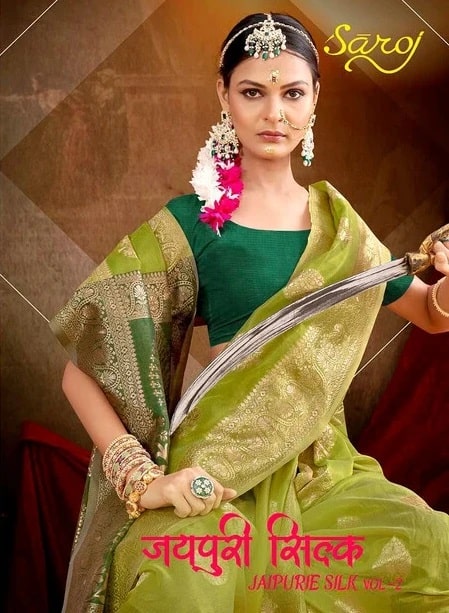 Saroj Jaipuri Silk Vol 2 Soft Cotton Silk Traditional Saree Collection
