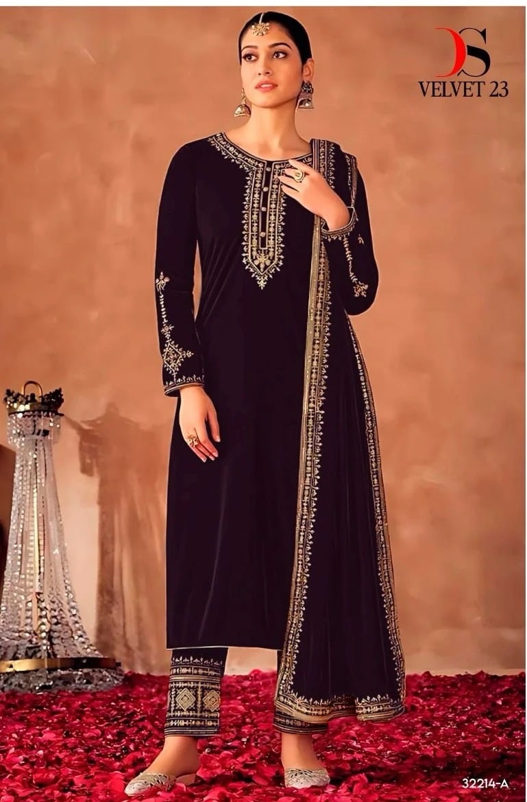 Deepsy 32214 Abc Embroidered Designer Salwar Kameez Collection