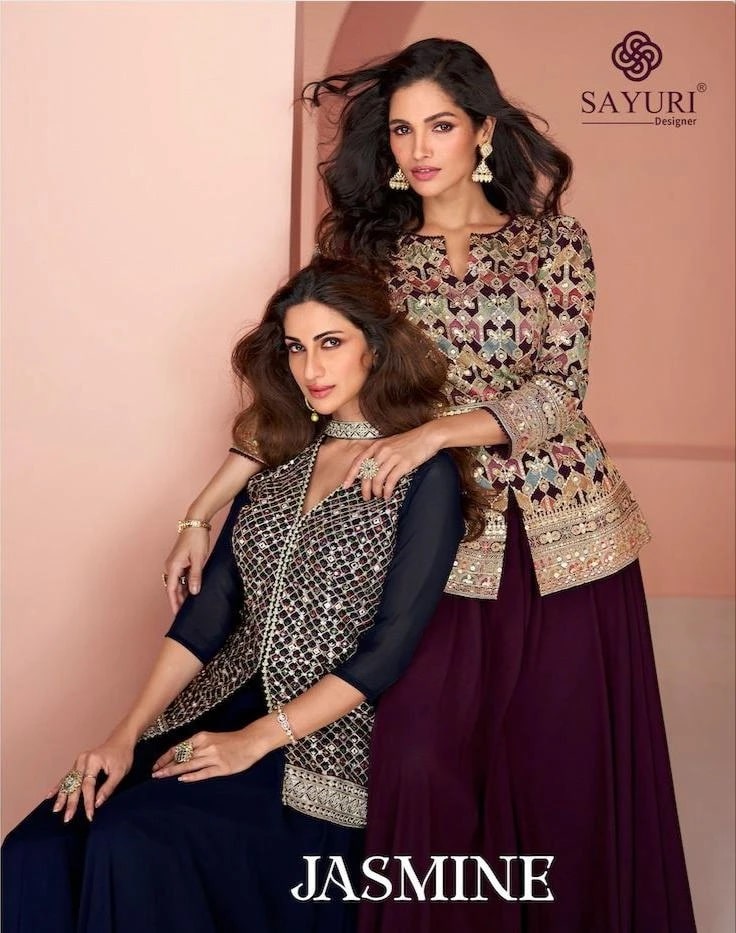 Sayuri Jasmine Real Georgette Latest Designer Salwar Suit Collection