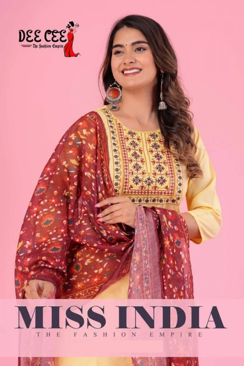 Deecee Miss India Cotton Ready Made Dress Collection