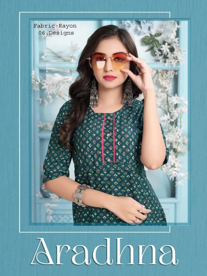Trendy Aradhna Vol 1 Low Price Trendy Printed Kurtis New Collection