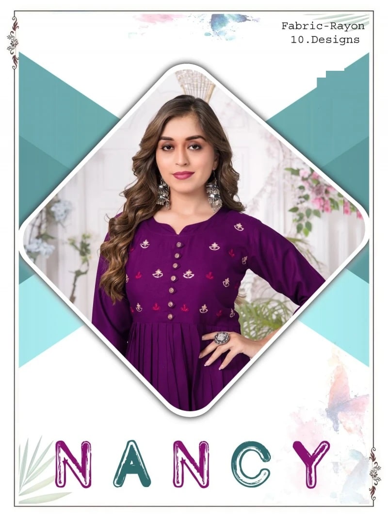 Ft Nancy Vol 1 Sequence Work Designer Kurti Best Price Latest Collection