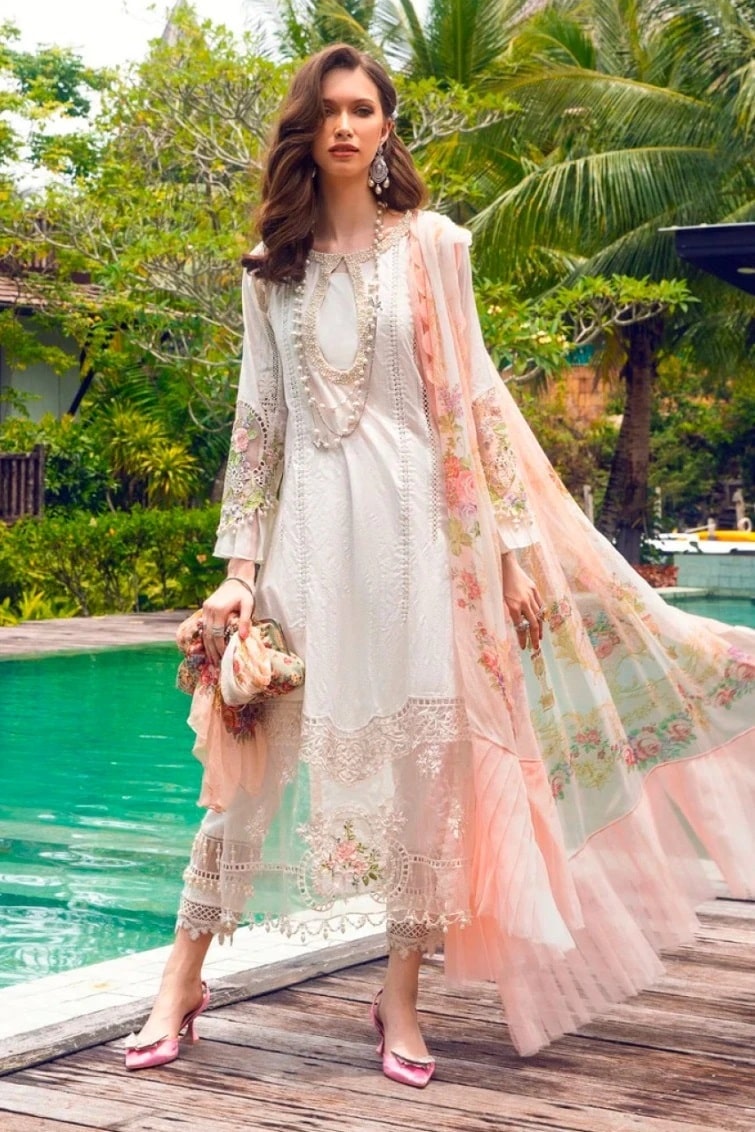 Taj 451 And 454 Chiffon Pakistani Salwar Suits