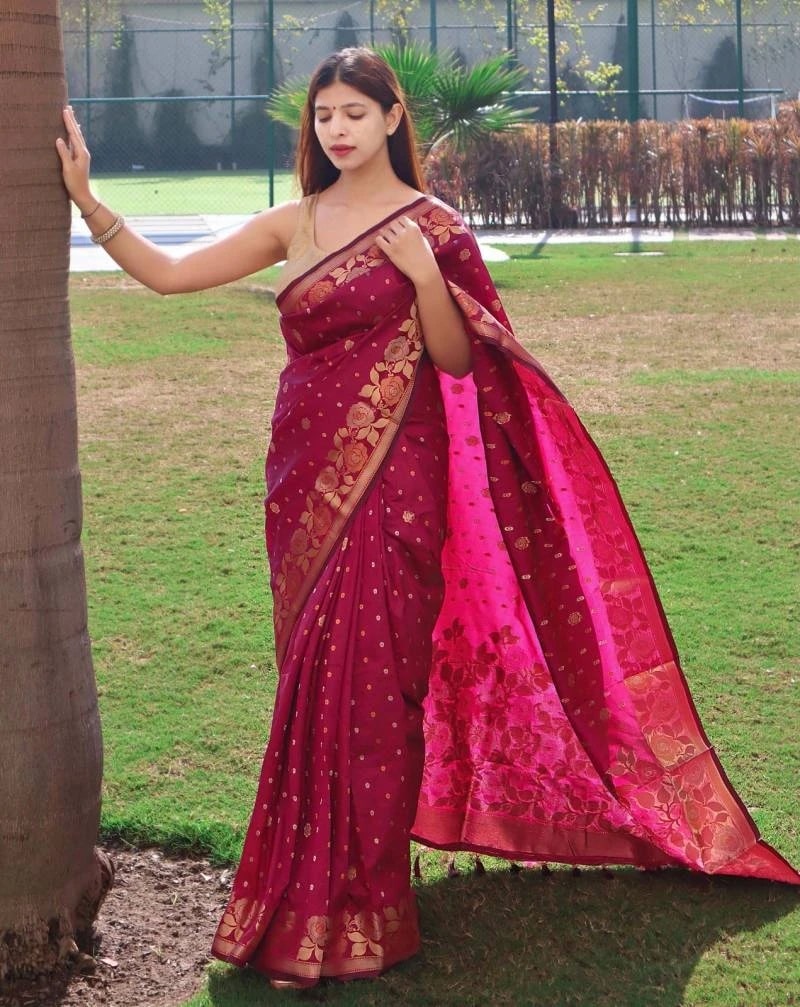 Vt 5021 Pure Soft Silk Rich Pallu Saree Collection