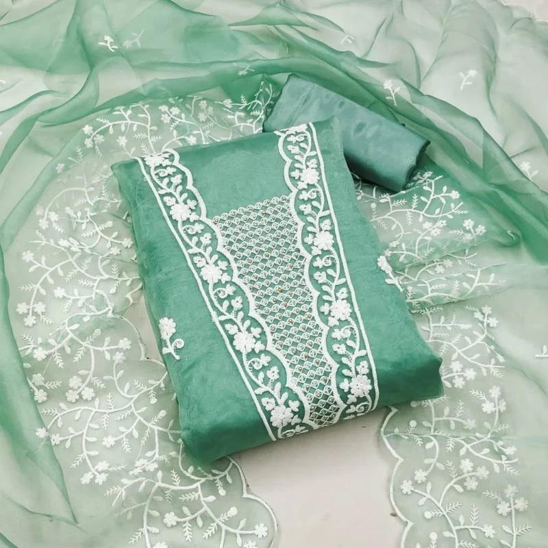 Organza 777 Color Set Designer Dress Material