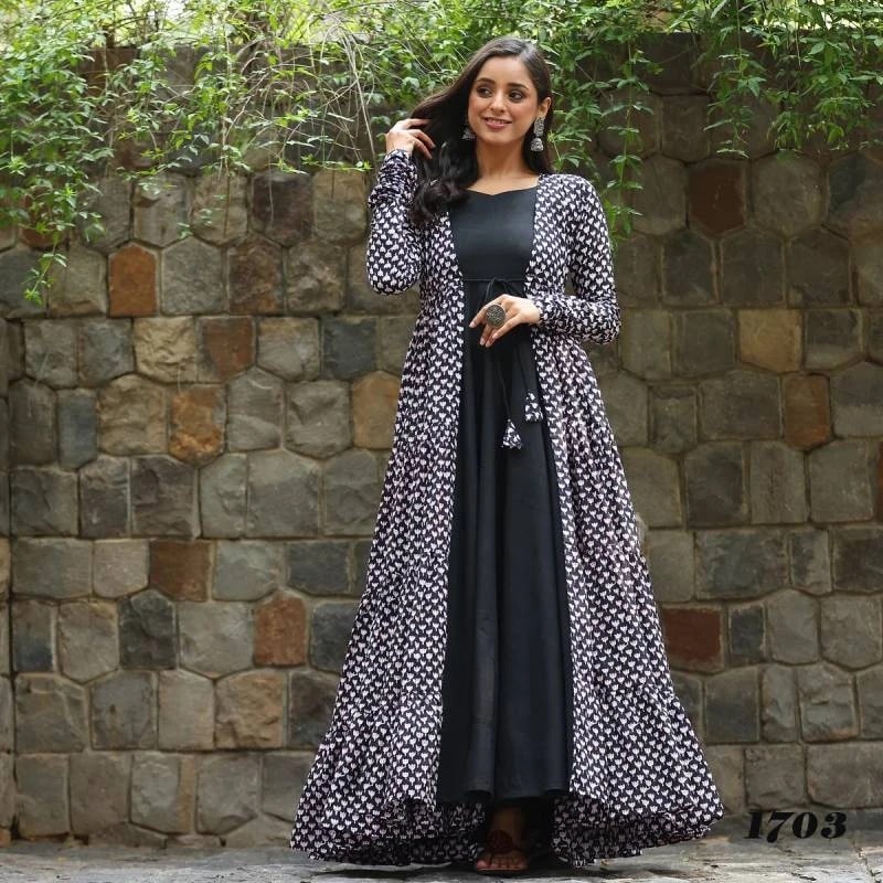 Lucaya Vol 17 Stylish Fancy Shrug With Long Gown Collection