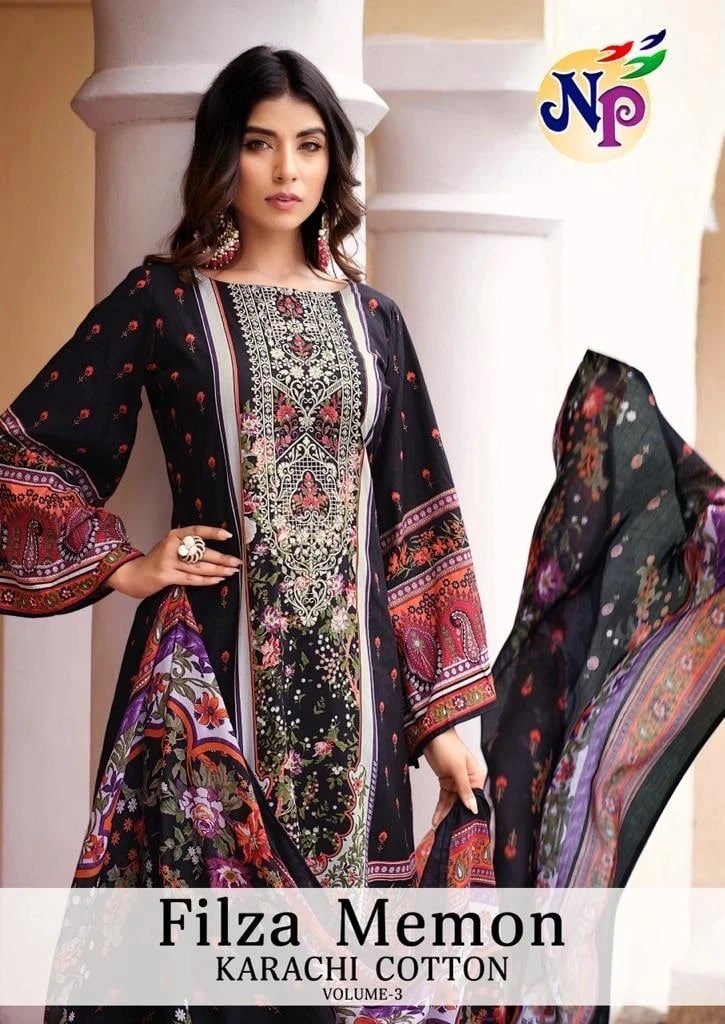 Nand Gopal Filza Memon Vol 3 Printed Karachi Cotton Dress Material Collection
