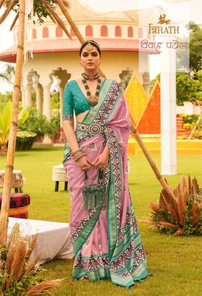 Trirath Vivaah Patola Silk Saree Wholesale Price Collection