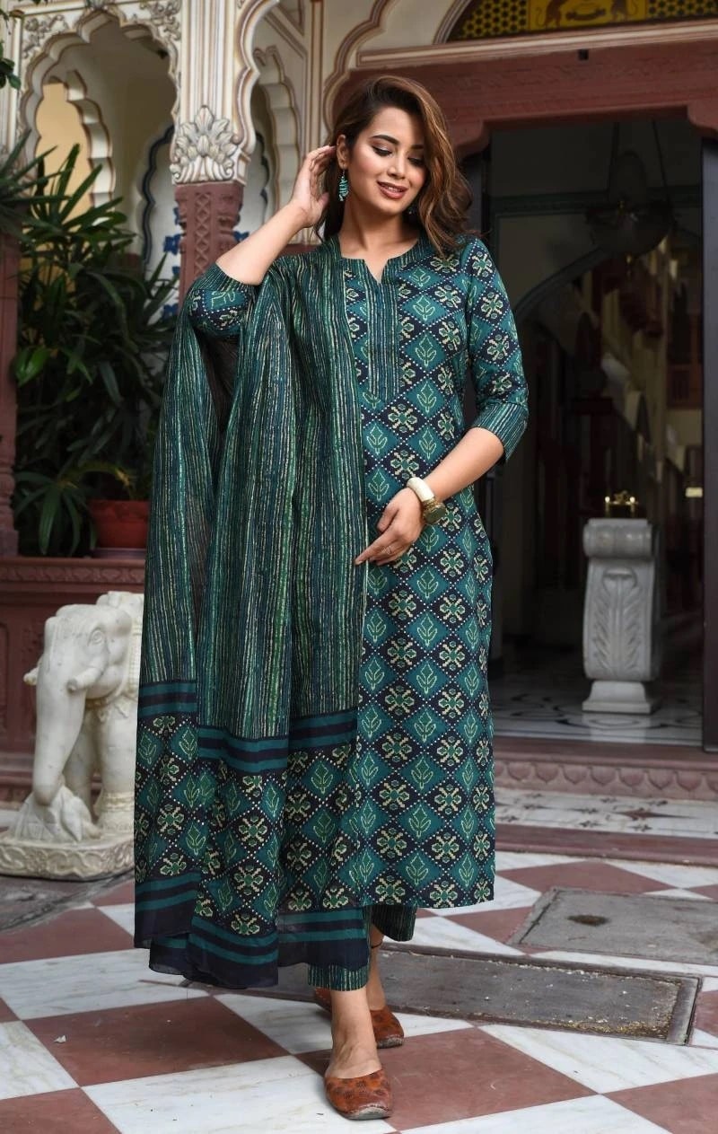 Dhruvi 97 Regular Wear Kurti Pant With Dupatta Collection