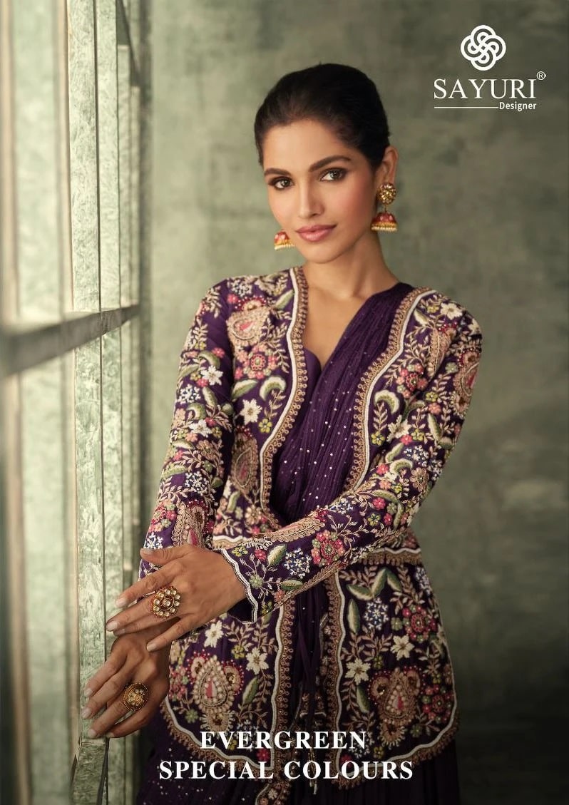 Sayuri Evergreen Special 5250 Colours Latest New Designer Gown Collection