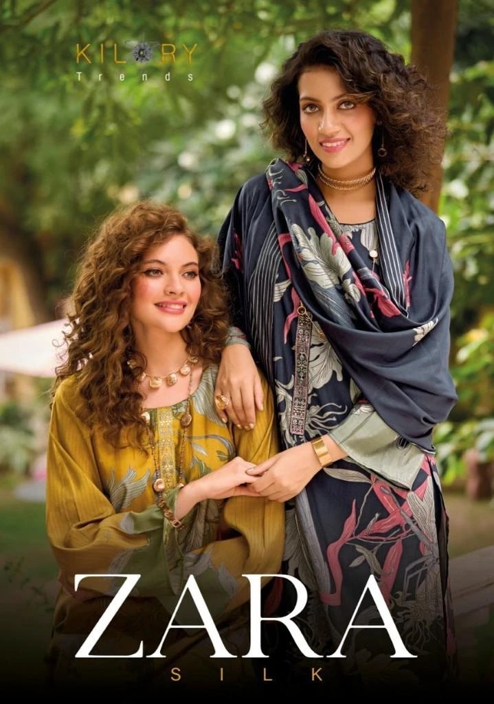 Kilory Zara Viscose Muslin Printed Designer Dress Material Collection