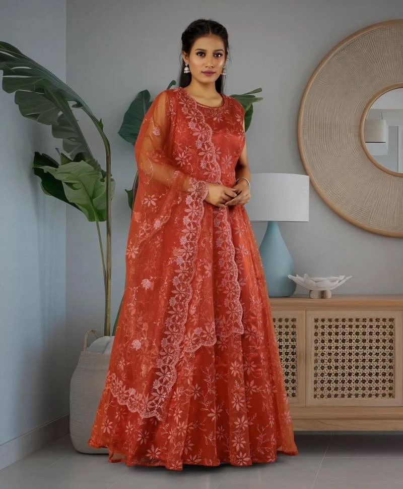 Sethnic Zarkan Vol 1 Embroidery Gown With Dupatta Collection
