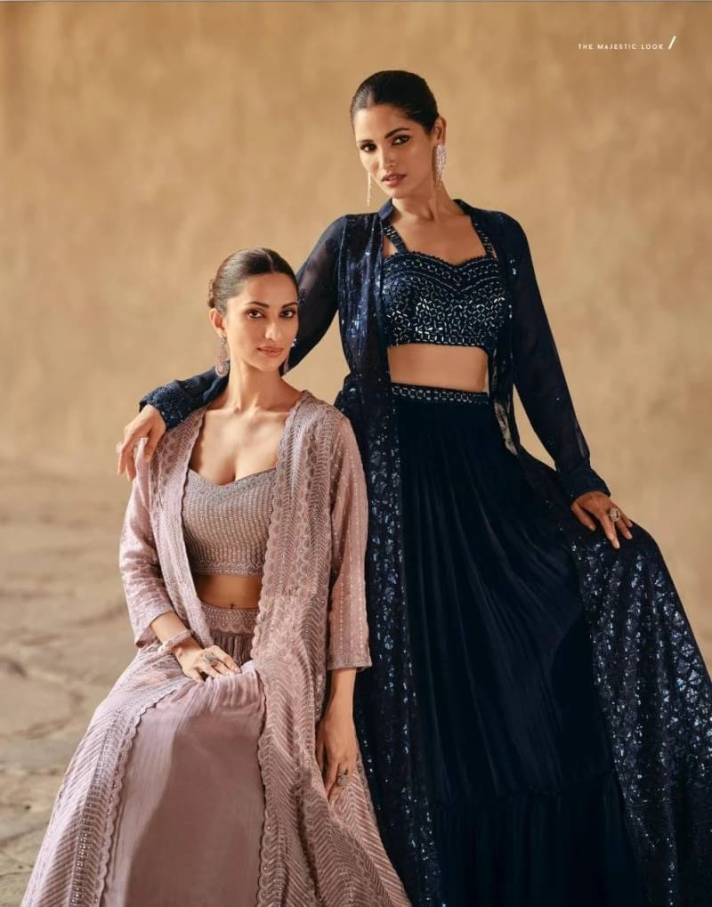 Sayuri Jewel 5388-5390 Chinno Silk Real Georgette Designer Gown Latest Collection