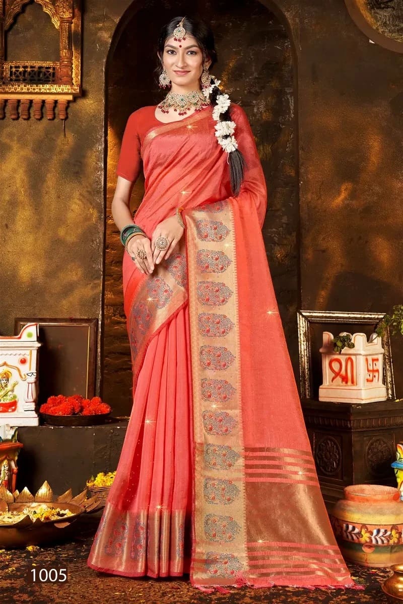 Saroj Riveera Vol 2 Soft Organza Traditional Saree Collection