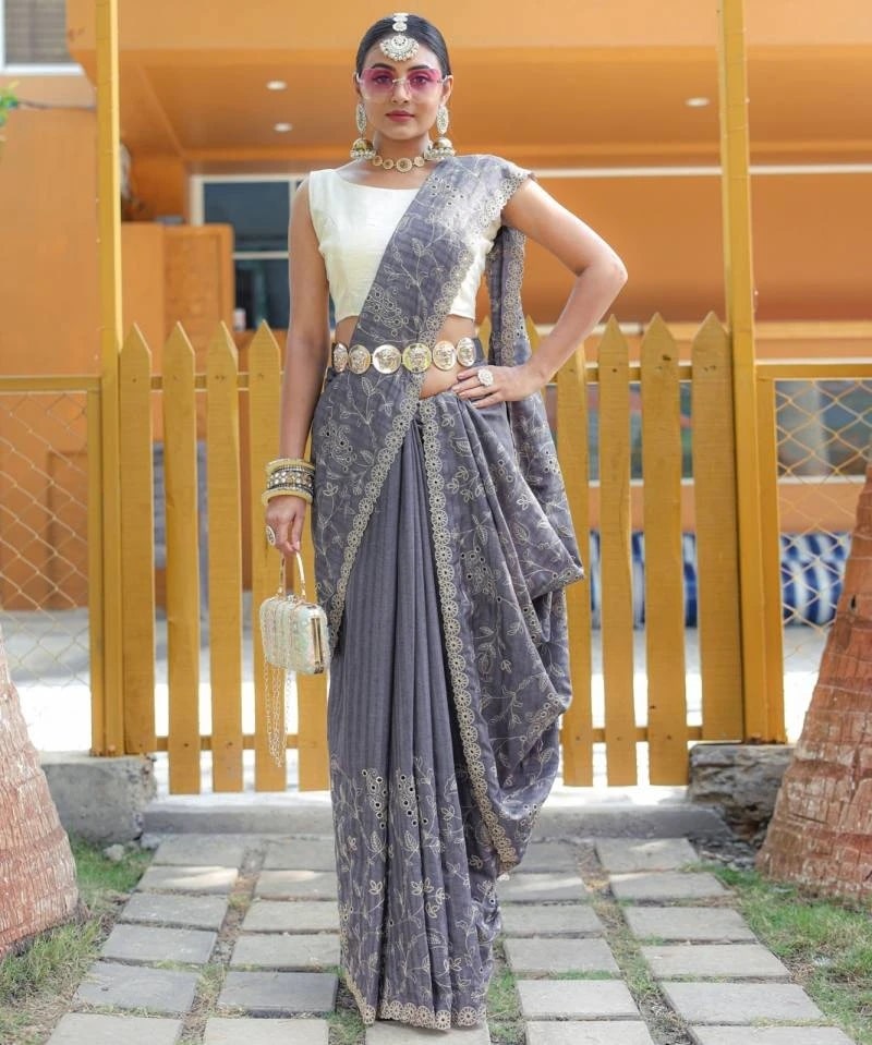 Vt 5028 Pure Soft Silk Wear Handwork Sarees Collection