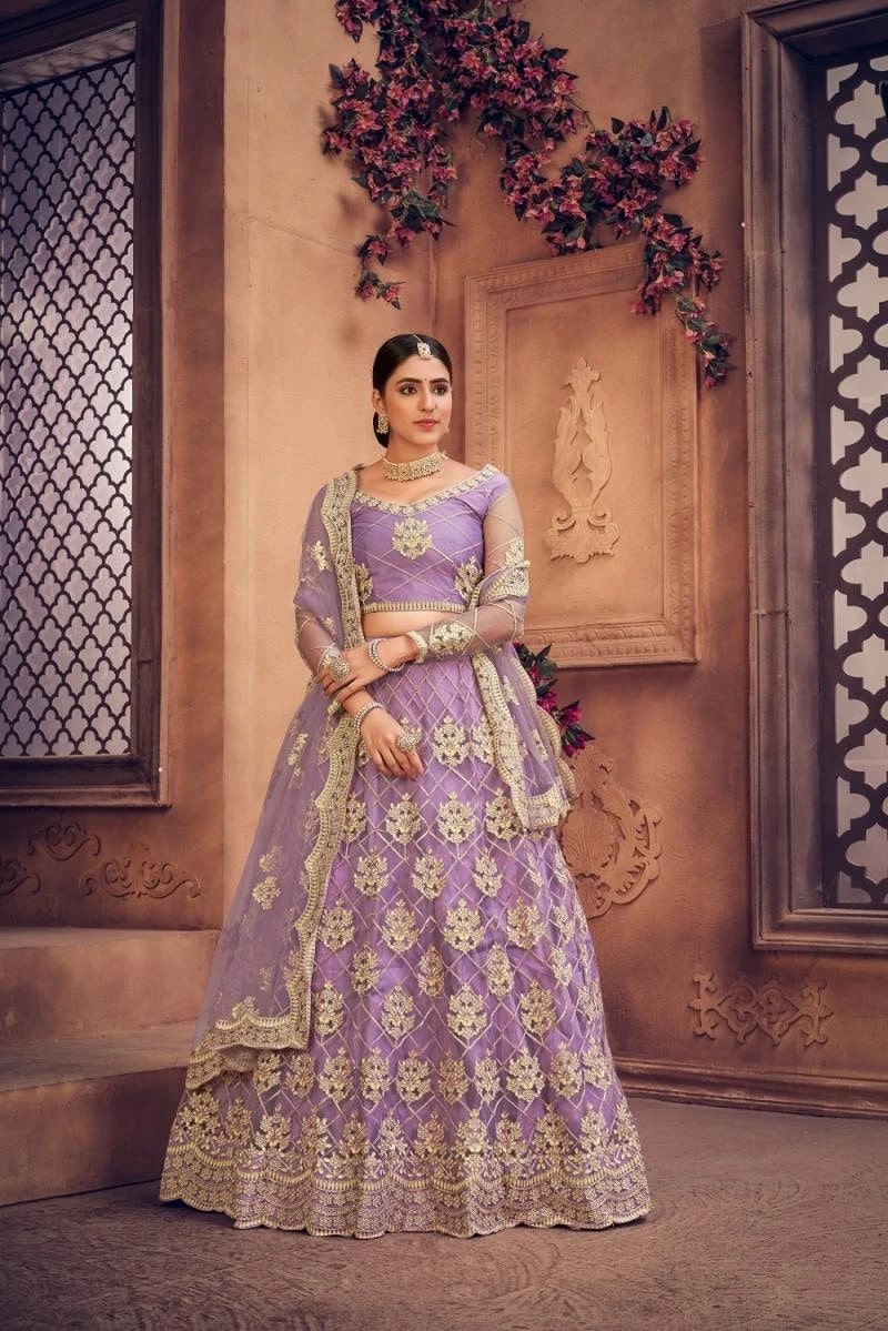 Prt 10894 Unique Thread Work Designer Lehenga Choli Collection