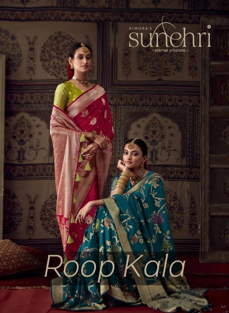Kimora Sunehri Roop Kala Designer Saree Collection Wholesale Price