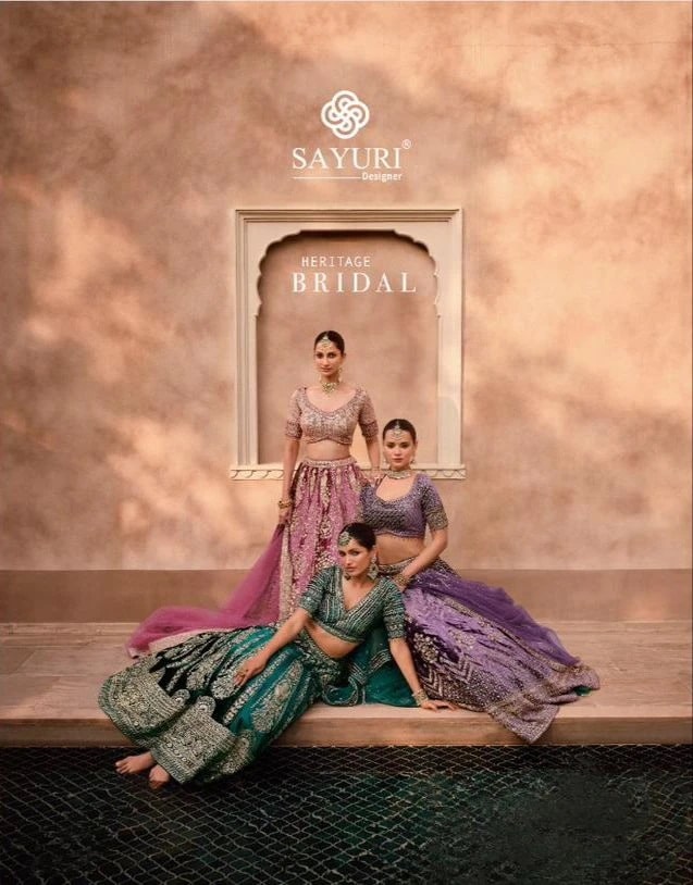 Sayuri Heritage Bridal Heavy Designer Lehenga Choli Collection