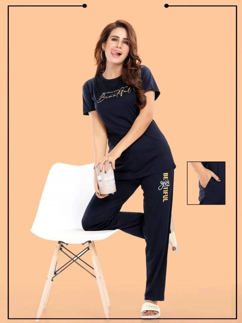 Summer Special Jc 97 A Hosiery Cotton Plain Night Suit Collection