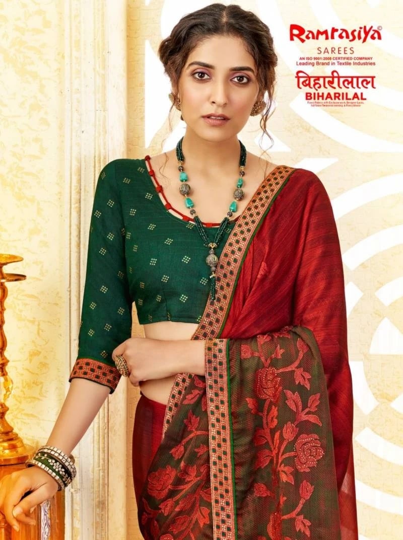 Ramrasiya Biharilal Georgette Casual Wear Saree Collection