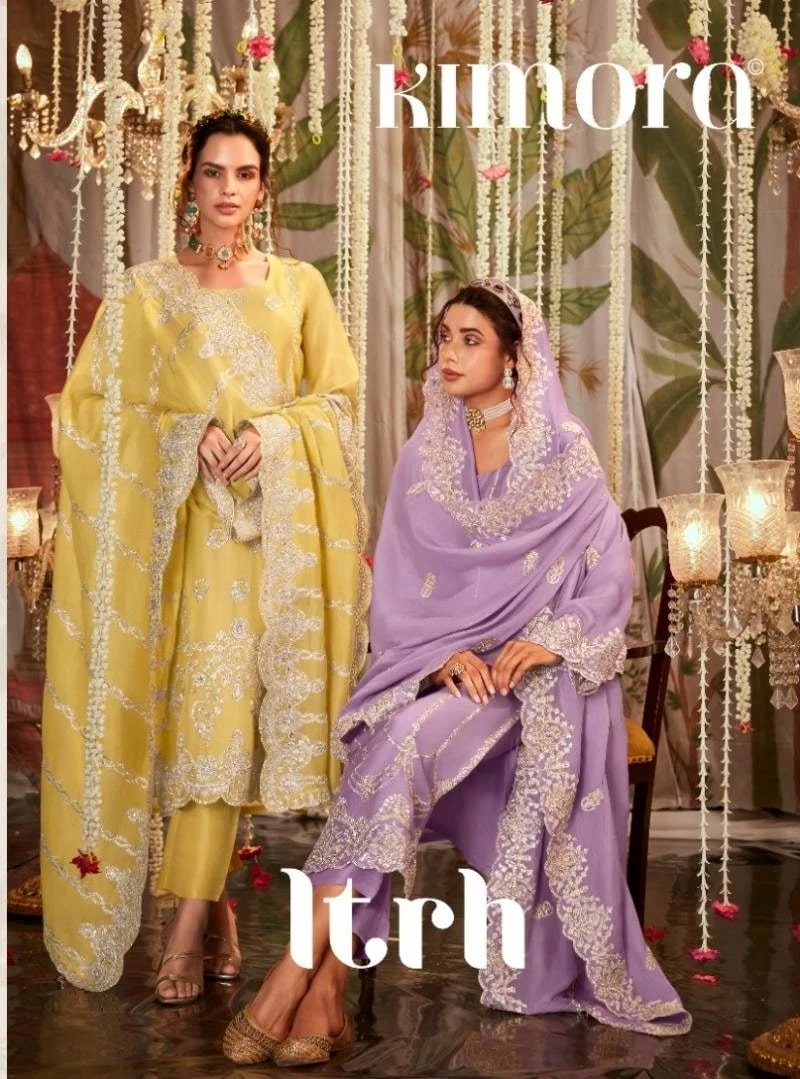 Kimora Ltrh Organza Latest Designer Salwar Suits Collection