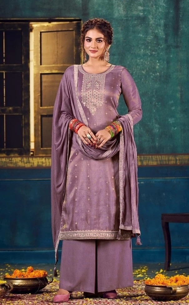Four Dots Aashu Organza Designer Dress Material Collection