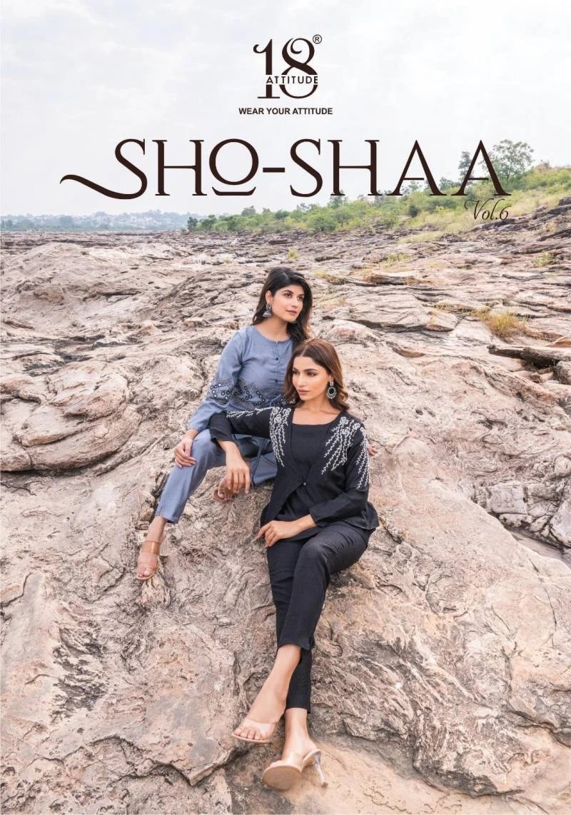 18 Attitude Sho Shaa Vol 6 Fancy Co Ord Set Collection