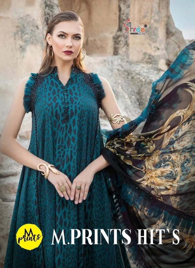 Shree M Print Hits Pakistani Salwar Kameez Cotton Dupatta Collection