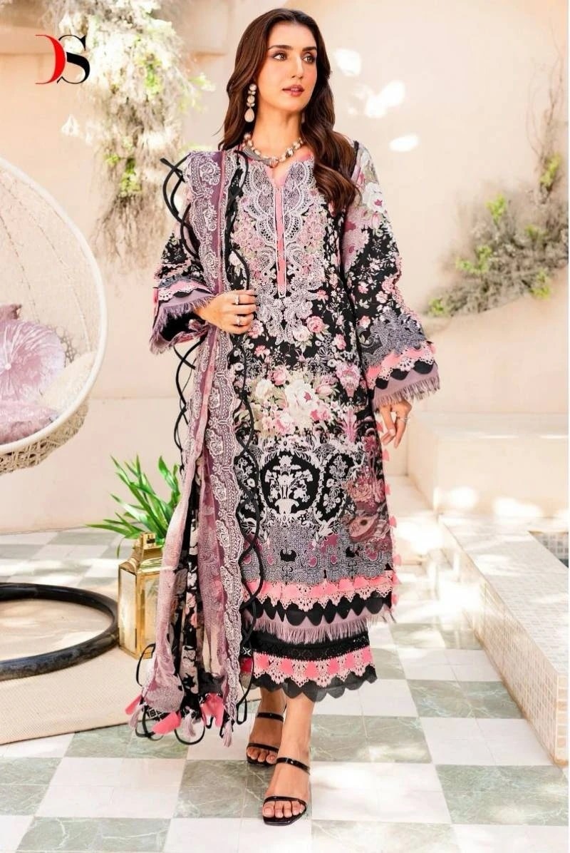 Deepsy Niddle Wonder Pakistani Suits Chiffon Dupatta Set Collection