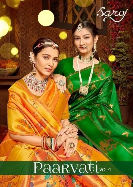 Saroj Paarvati Vol 1 Soft Silk Latest Saree Collection
