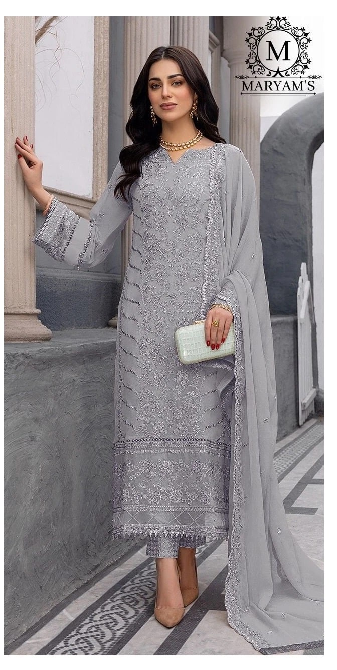Maryams 161 Faux Georgette Pakistani Salwar Kameez Collection