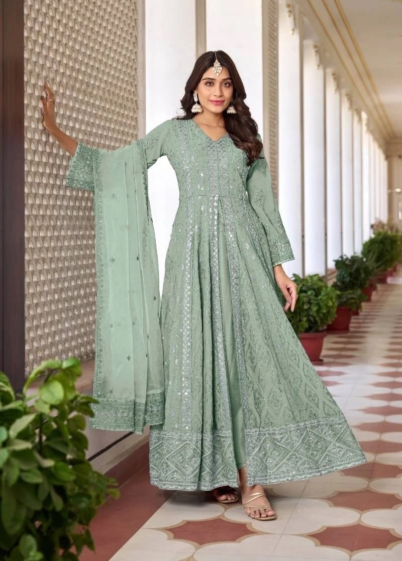 Sabah Ruhani Georgette Latest New Designer Salwar Suits Collection
