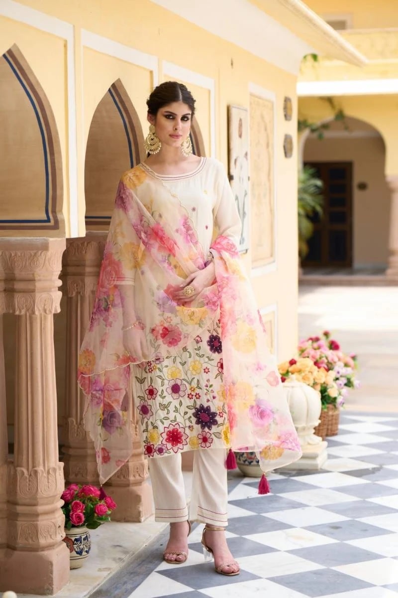 Indo Era 2375 Women Designer Kurti Bottom With Dupatta Collection